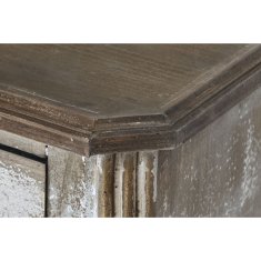 DKD Home Decor Komoda DKD Home Decor 91,5 x 40 x 85,5 cm jelka siva bela temno rjava MDF les neoklasicistični