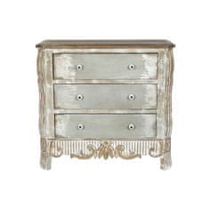 DKD Home Decor Komoda DKD Home Decor 91,5 x 40 x 85,5 cm jelka siva bela temno rjava MDF les neoklasicistični
