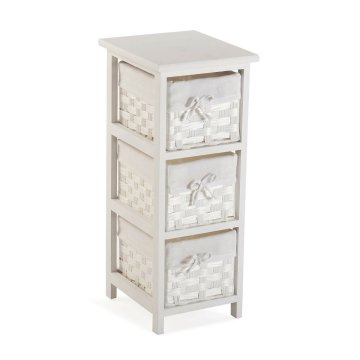 Versa Komoda Pompei Versa BLO 3 predali Les (29 x 62 x 25 cm)
