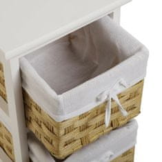 Versa Komoda Pompei Versa CL 4 predali Les (29 x 82 x 25 cm)
