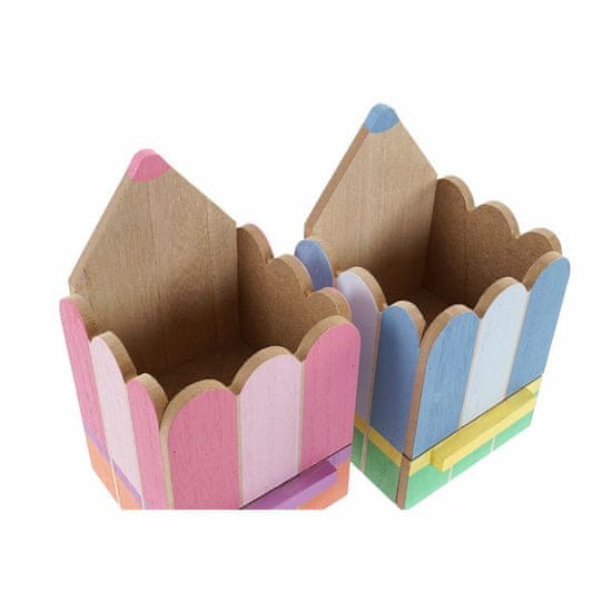 DKD Home Decor Torbica za svinčnike DKD Home Decor (10 x 10 x18 cm) (obnovljena A)