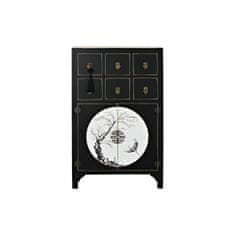 DKD Home Decor Komoda DKD Home Decor Črna zlata jelka MDF les Oriental 63 x 28 x 101 cm