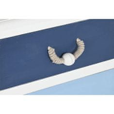 DKD Home Decor Komoda DKD Home Decor Bela Nebo modra Mornarsko modra Vrv MDF Les 80 x 40 x 80 cm