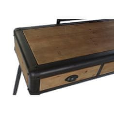 DKD Home Decor Komoda DKD Home Decor S3023704 Fir Natural Black Metal (130 x 44 x 136 cm)