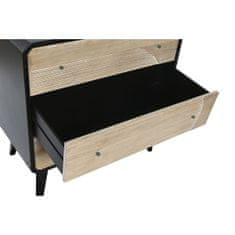 DKD Home Decor Komoda DKD Home Decor Black Wood Modern (80 x 40 x 79,5 cm)