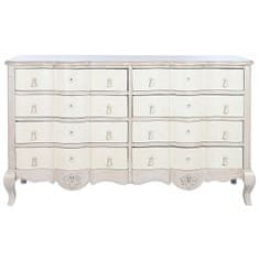 DKD Home Decor Komoda DKD Home Decor 155 x 51,5 x 90,5 cm Bela kremna Mango les MDF Les