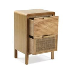 Versa Komoda Versa Wood Ratan les Paolownia MDF Les 30 x 60 x 40 cm