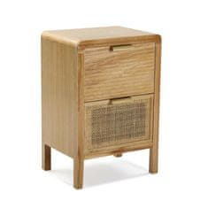 Versa Komoda Versa Wood Ratan les Paolownia MDF Les 30 x 60 x 40 cm
