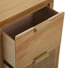 Versa Komoda Versa Wood Ratan les Paolownia MDF Les 30 x 60 x 40 cm