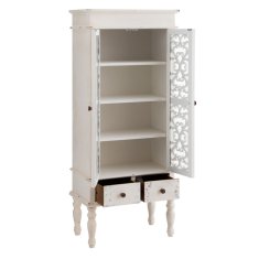 BigBuy Stojalo SHABBY CHIC 71 x 38 x 171 cm Elov les MDF Les