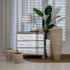 BigBuy Komoda 90 x 48 x 82 cm Naravni beli les jelke