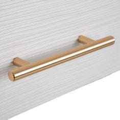 BigBuy Komoda MARGOT 65 x 30 x 89 cm siva les bela