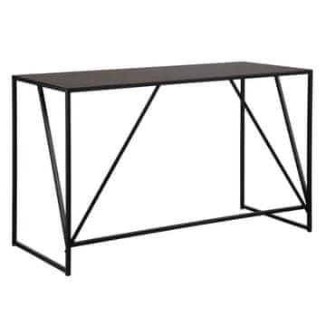 BigBuy Pisalna miza SQUARE 119,5 x 50 x 73 cm Črna kovina