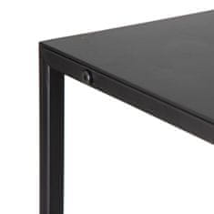 BigBuy Pisalna miza SQUARE 119,5 x 50 x 73 cm Črna kovina