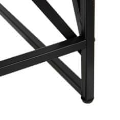 BigBuy Pisalna miza SQUARE 119,5 x 50 x 73 cm Črna kovina