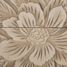 BigBuy Predsobna miza s predali ORIENTAL CHIC 100 x 28,5 x 75 cm Taupe DMF