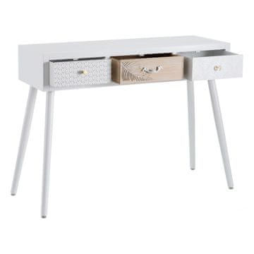 BigBuy Pisalna miza MISS DAISY Pine DMF 107 x 40 x 78 cm