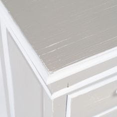 BigBuy Predsobna miza s predali JULES 61,5 x 31 x 81 cm Siv les