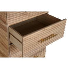 BigBuy Komoda DKD Home Decor Zlata svetlo rjava Les Paolownia les MDF Les Scandi 45 x 40 x 100 cm 42 x 40 x 100 cm
