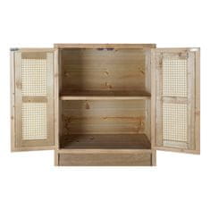 BigBuy Omara DKD Home Decor 8424001794942 60 x 38 x 140,5 cm jelka naravna kovina MDF les