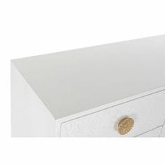 BigBuy Komoda DKD Home Decor 100 x 42 x 84 cm jelka zlata bela mandala indijanec MDF les