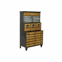 BigBuy Komoda DKD Home Decor Kovinska svetlo rjava kovinska Ela Vintage 80 x 40,5 x 134 cm