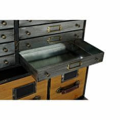 BigBuy Komoda DKD Home Decor Kovinska svetlo rjava kovinska Ela Vintage 80 x 40,5 x 134 cm