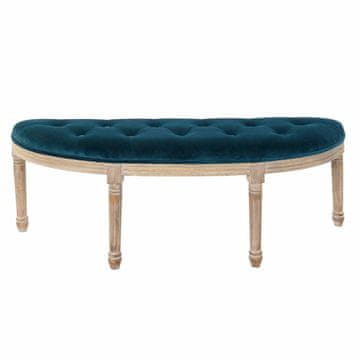 BigBuy Klop DKD Home Decor 8424001627028 Naravni poliester Velvet Gumijasti les (125 x 45 x 48 cm)