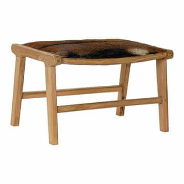 BigBuy Klop DKD Home Decor 8424001823215 Brown Multicolor Natural Teak 65 x 47 x 42 cm