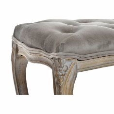 BigBuy Klop DKD Home Decor 112 x 38 x 48 cm Siva Gumijasti les