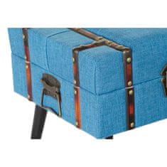 BigBuy Klop DKD Home Decor Mornarsko modra Kovina MDF Les 102 x 42 x 40 cm
