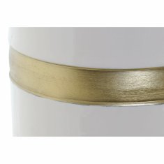 BigBuy Stolček DKD Home Decor Aluminium Golden Light Pink (29 x 29 x 36 cm)