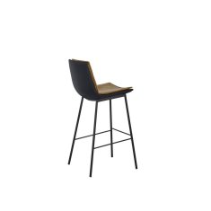 BigBuy Stolček DKD Home Decor Poliuretan Kovina Camel (52 x 44 x 107 cm)