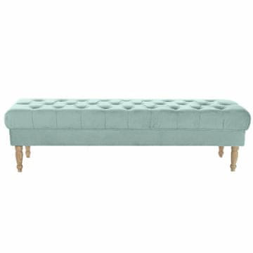 BigBuy Klop DKD Home Decor Modra Poliester Gumijasti les (158 x 48 x 42 cm)