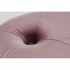 BigBuy Klop DKD Home Decor Pink Polyester Velvet MDF Wood (88 x 53 x 47,76 cm)
