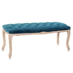 BigBuy Klop DKD Home Decor Poliester Velvet Gumijasti les Zelena (110 x 37 x 49 cm)