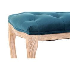 BigBuy Klop DKD Home Decor Poliester Velvet Gumijasti les Zelena (110 x 37 x 49 cm)
