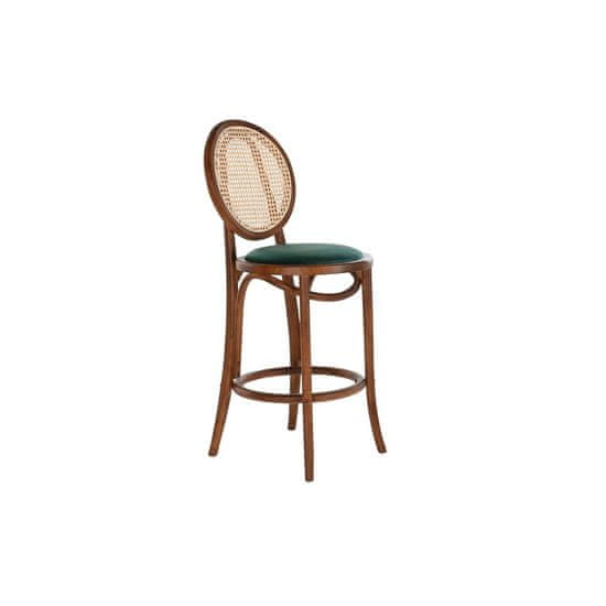 BigBuy Stolček DKD Home Decor Brown Temno rjava 43 x 43 x 108 cm