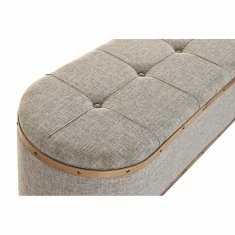 BigBuy Klop DKD Home Decor Beige Natural Wood Metal Plastic 30 x 40 cm 120 x 44 x 43 cm