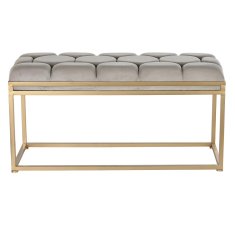 BigBuy Klop DKD Home Decor Beige Metal 100 x 40 x 50 cm