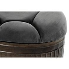 BigBuy Klop DKD Home Decor Grey Metal 117 x 42 x 47 cm