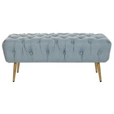 BigBuy Klop DKD Home Decor 103 x 46 x 42 cm Modra zlata kovina