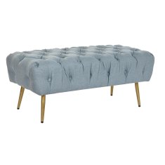 BigBuy Klop DKD Home Decor 103 x 46 x 42 cm Modra zlata kovina