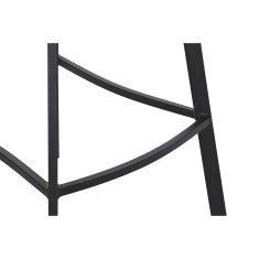 BigBuy Stolček DKD Home Decor Črna kovina Camel Poliuretan (56 x 49 x 110 cm)