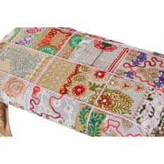 BigBuy Klop DKD Home Decor Slon Večbarvni mangov les 65 x 31,7 x 38 cm
