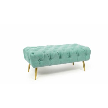 BigBuy Klop DKD Home Decor Zelena zlata kovina 103 x 46 x 42 cm