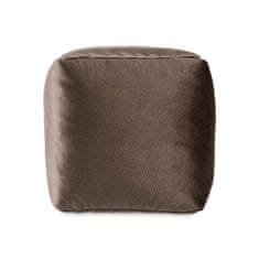 BigBuy Puf Siva Poliester polistiren (30 x 30 x 30 cm)