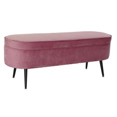 DKD Home Decor Klop DKD Home Decor Črna Roza Kovina Les (120 x 40 x 45 cm)
