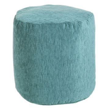 DKD Home Decor Pouffe Blue Poliester 45 x 45 x 45 cm Akril