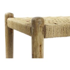 DKD Home Decor Klop DKD Home Decor 145 x 55 x 49 cm Naravna rjava vrv Mango les